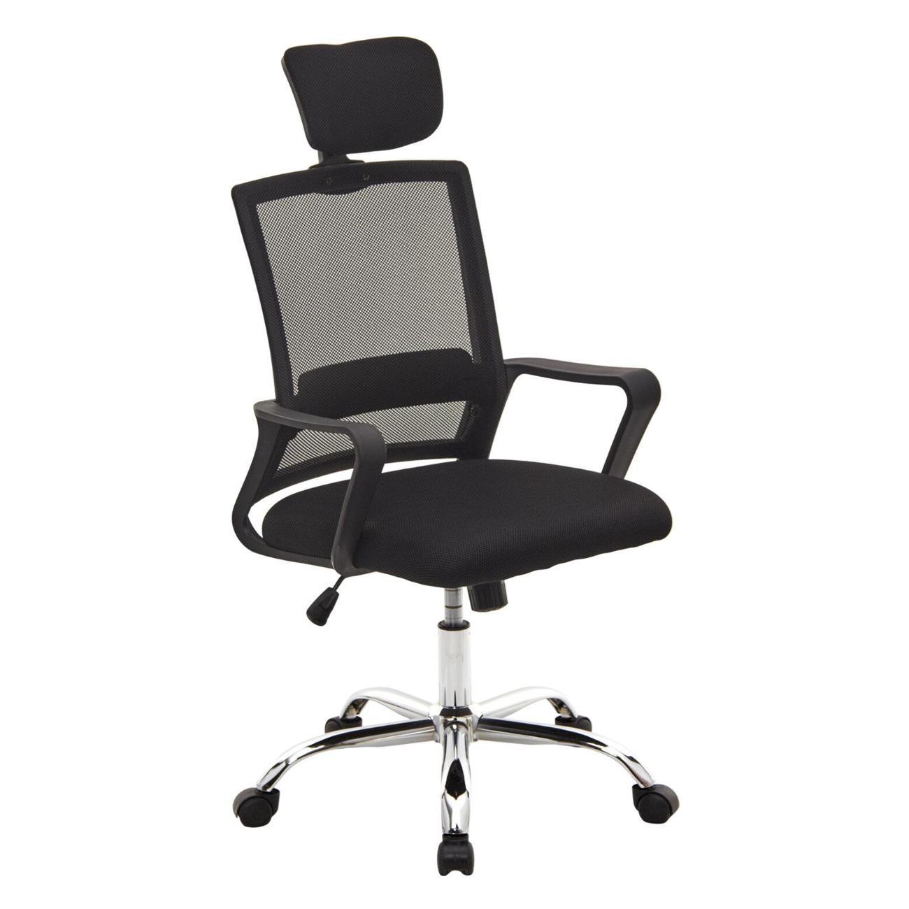 Кресло компьютерное CROMEX Debut CH-697, ХРОМ, черное