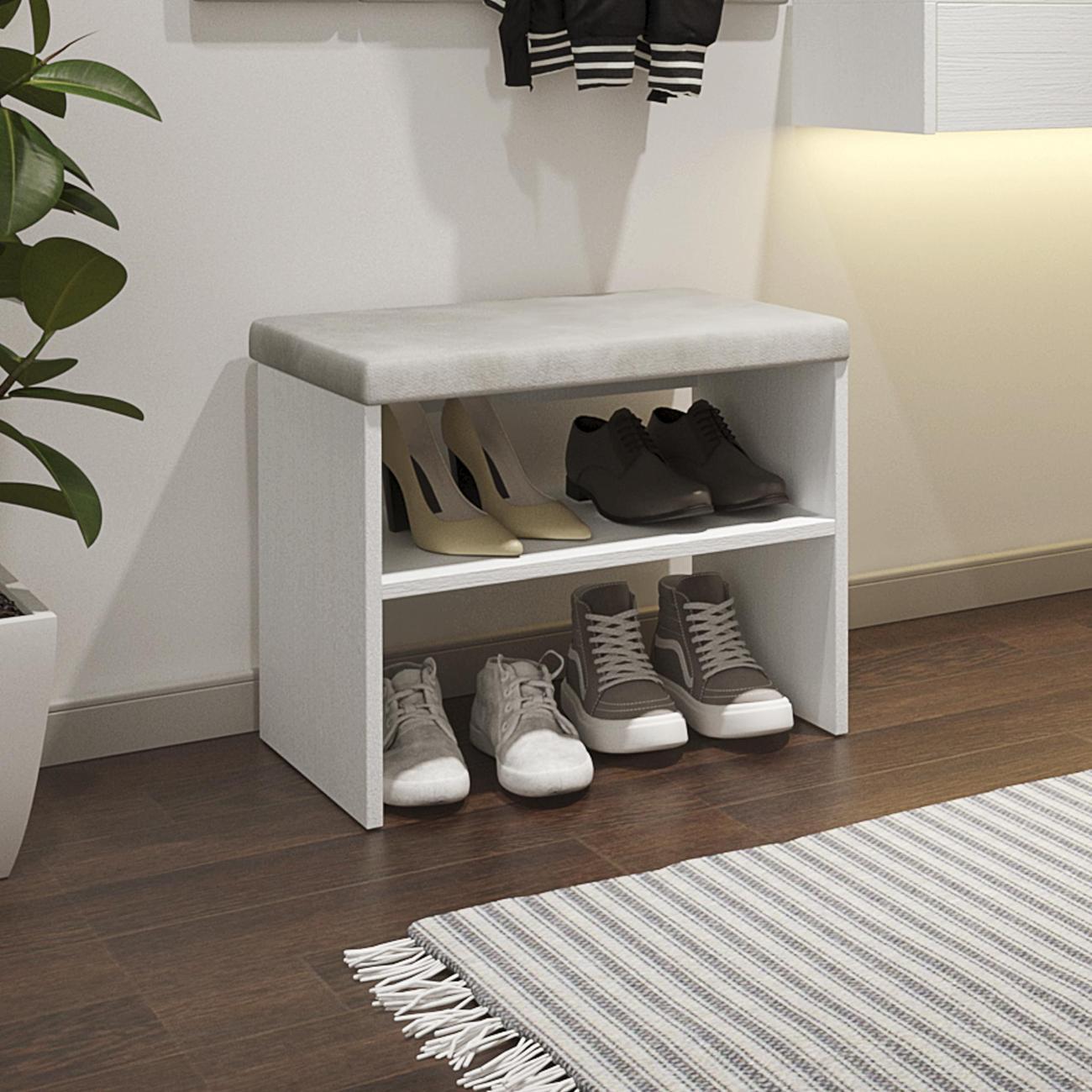 Обувница MFMaster Витто-200 белый