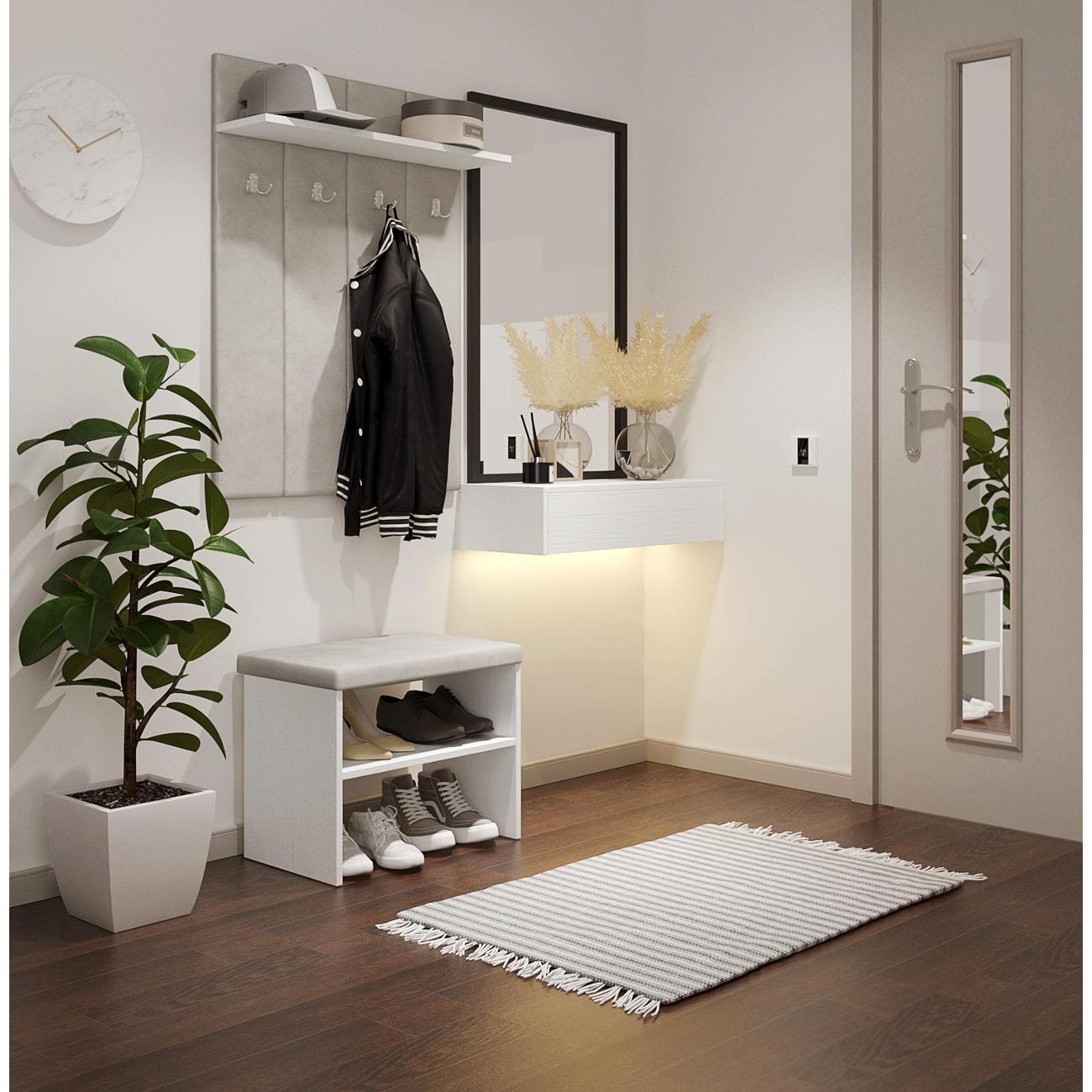 Обувница MFMaster Витто-200 белый