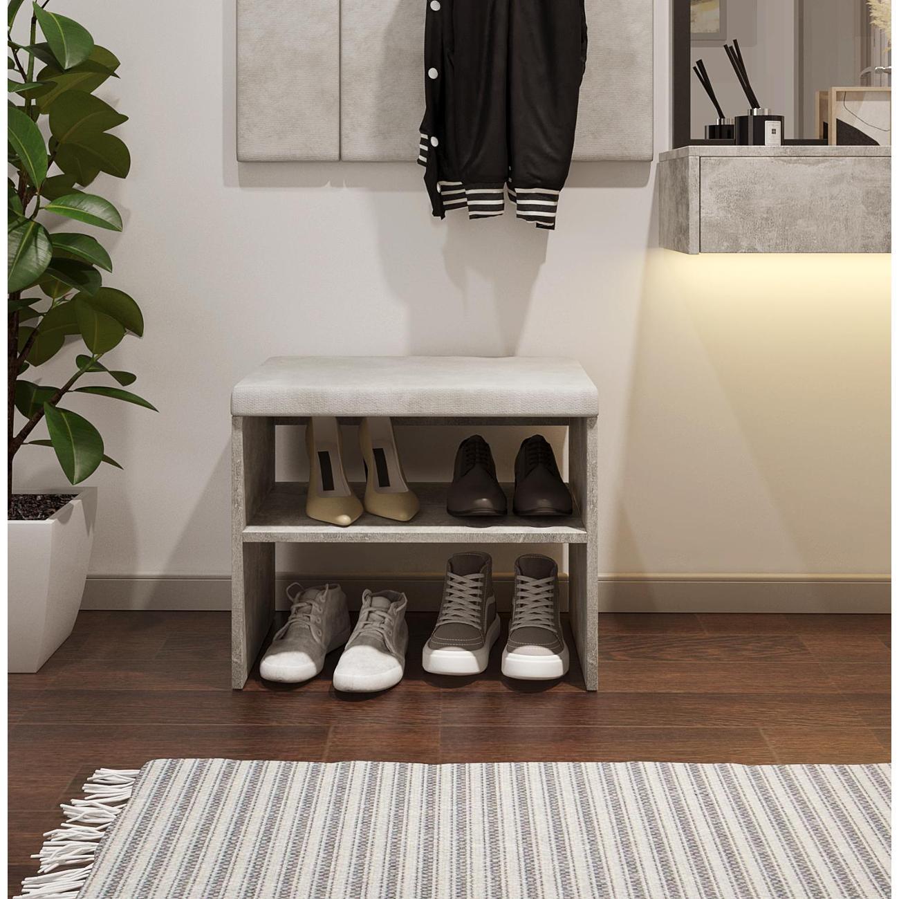 Обувница MFMaster Витто-200 Бетон