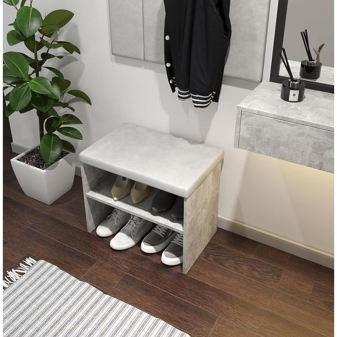 Обувница MFMaster Витто-200 Бетон