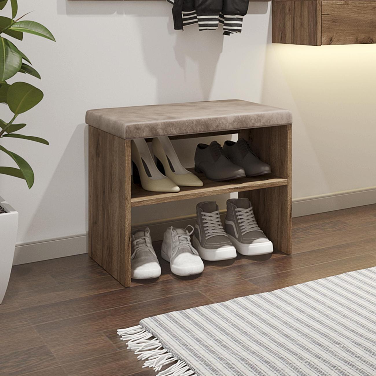 Обувница MFMaster Витто-200 дуб крафт табак