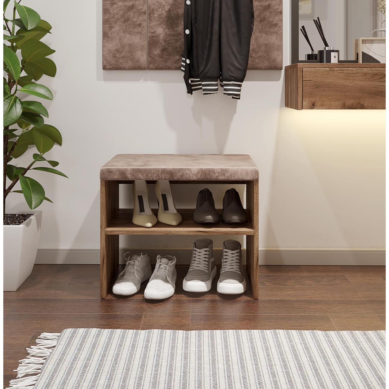 Обувница MFMaster Витто-200 дуб крафт табак