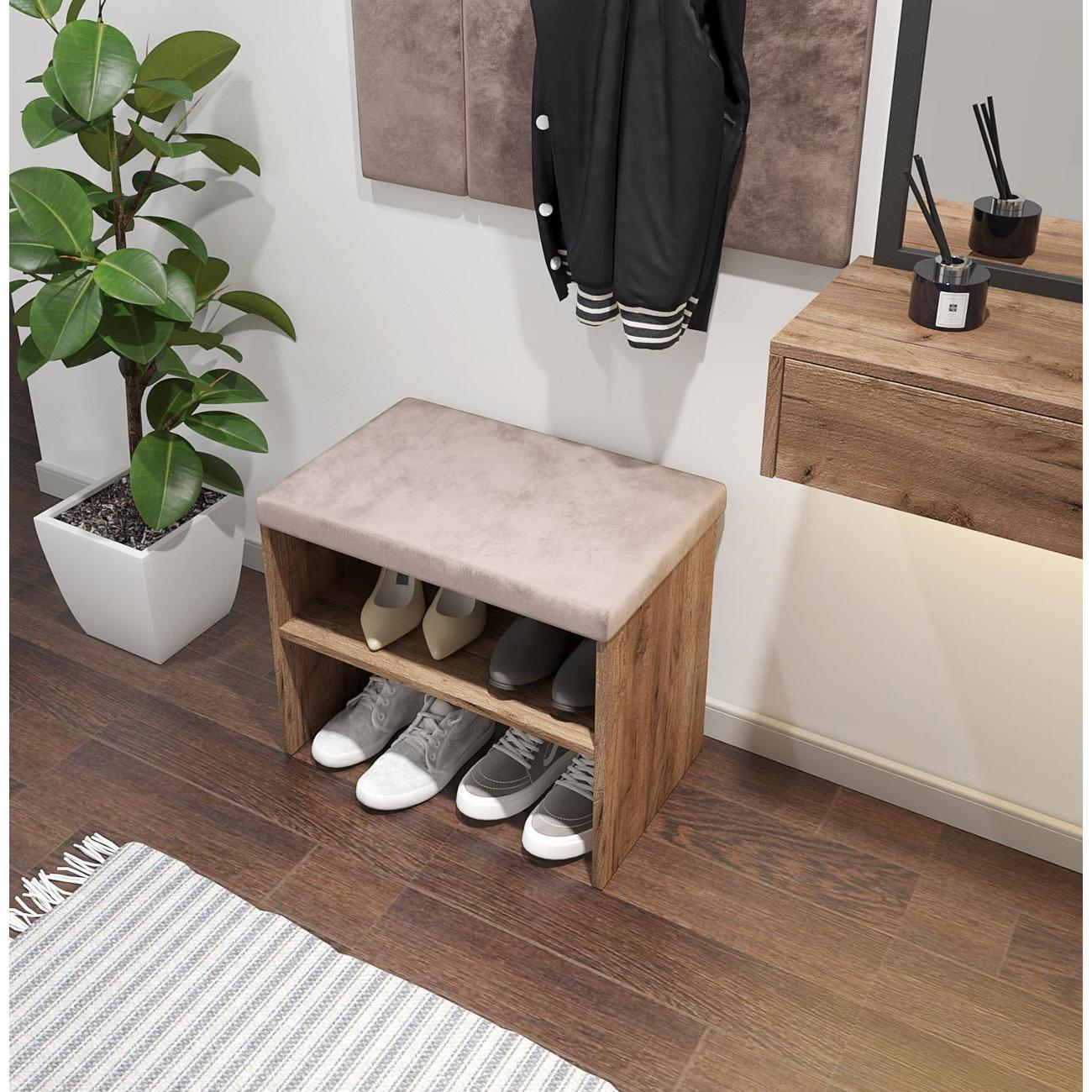 Обувница MFMaster Витто-200 дуб крафт табак