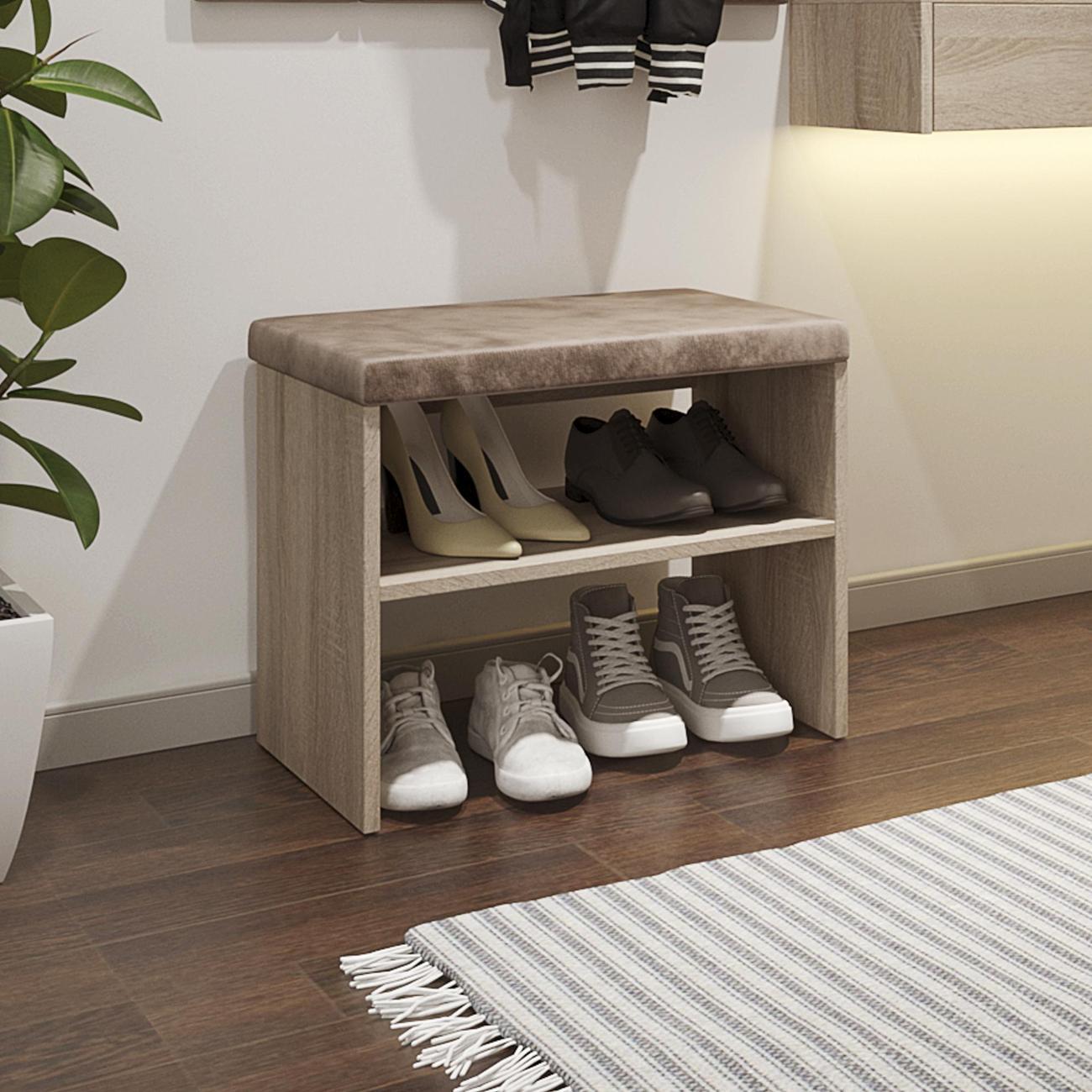 Обувница MFMaster Витто-200 дуб сонома