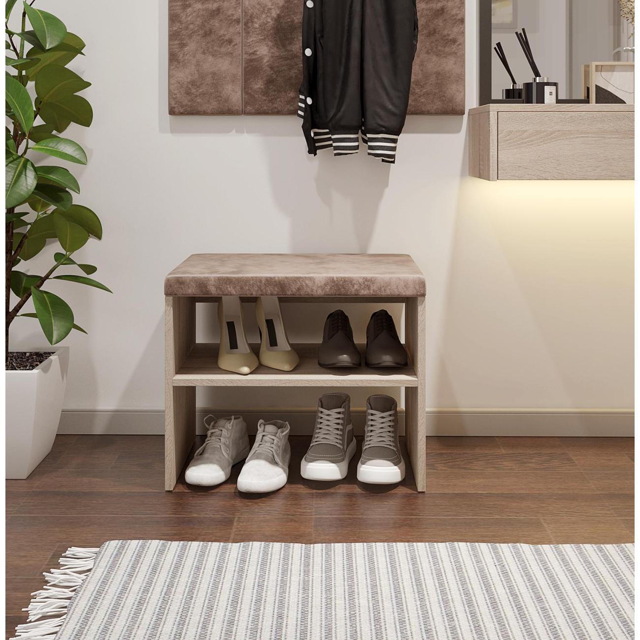 Обувница MFMaster Витто-200 дуб сонома