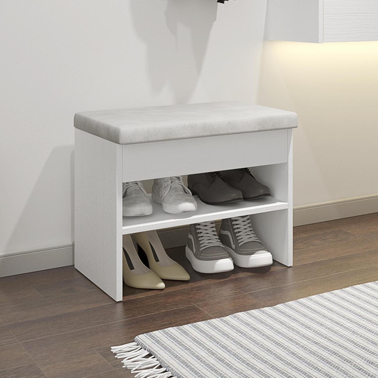 Обувница MFMaster Витто-203 белый