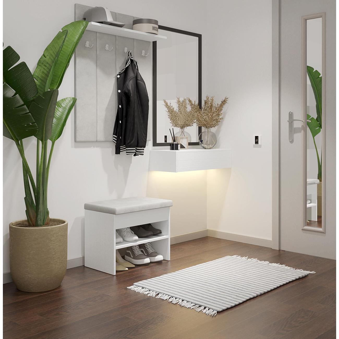 Обувница MFMaster Витто-203 белый