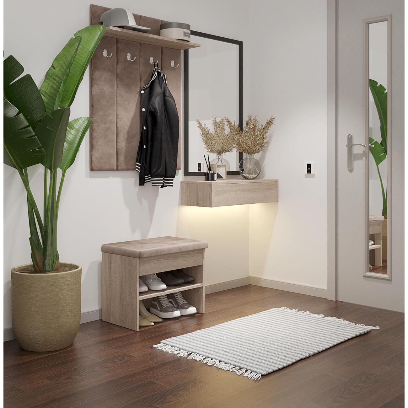 Обувница MFMaster Витто-203 дуб сонома