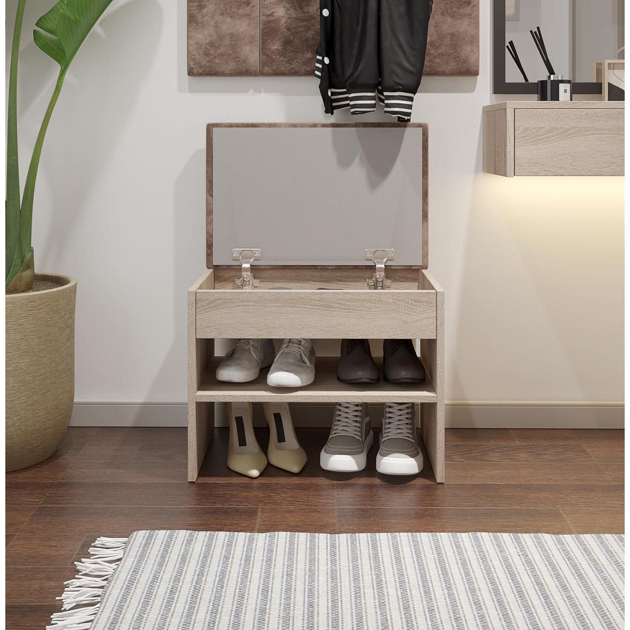 Обувница MFMaster Витто-203 дуб сонома