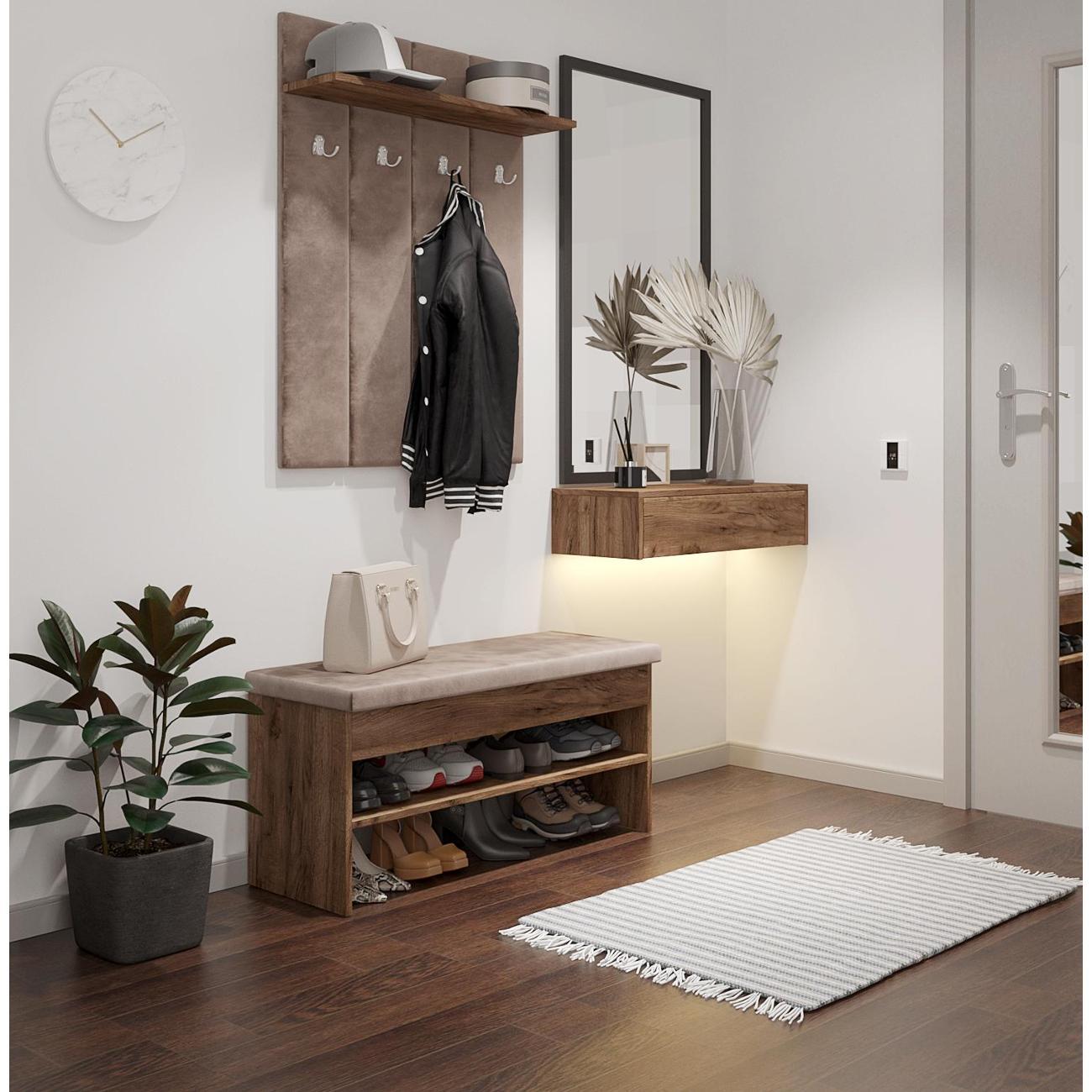 Обувница MFMaster Витто-205 дуб крафт табак