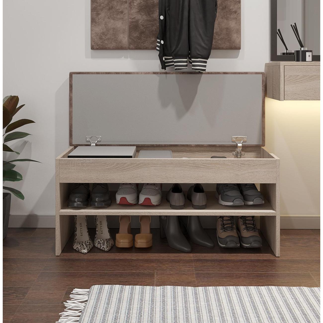 Обувница MFMaster Витто-205 дуб сонома