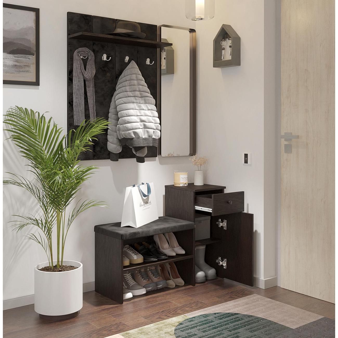 Обувница MFMaster Витто-216 венге