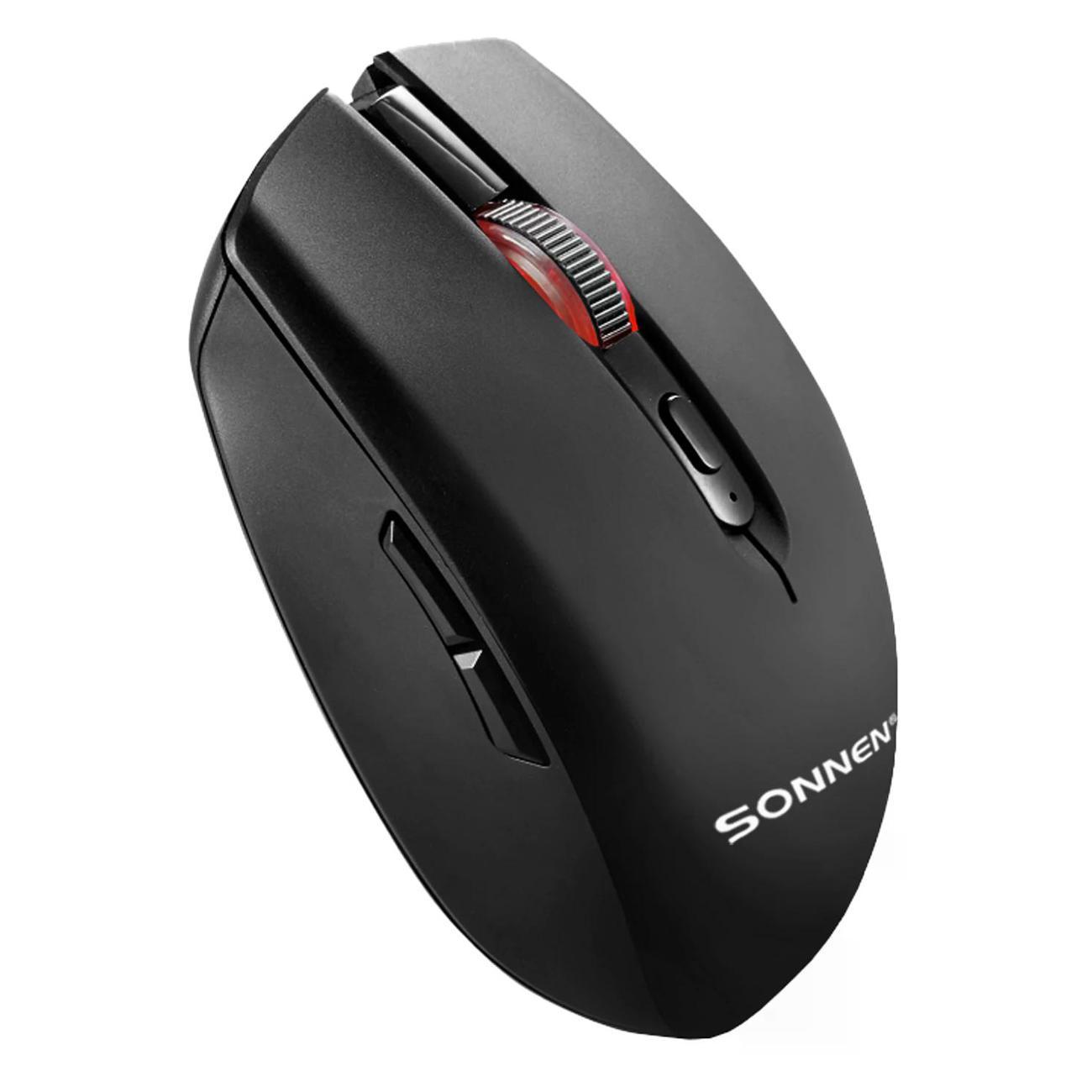 Компьютерная мышь беспроводная Sonnen Q80 черная