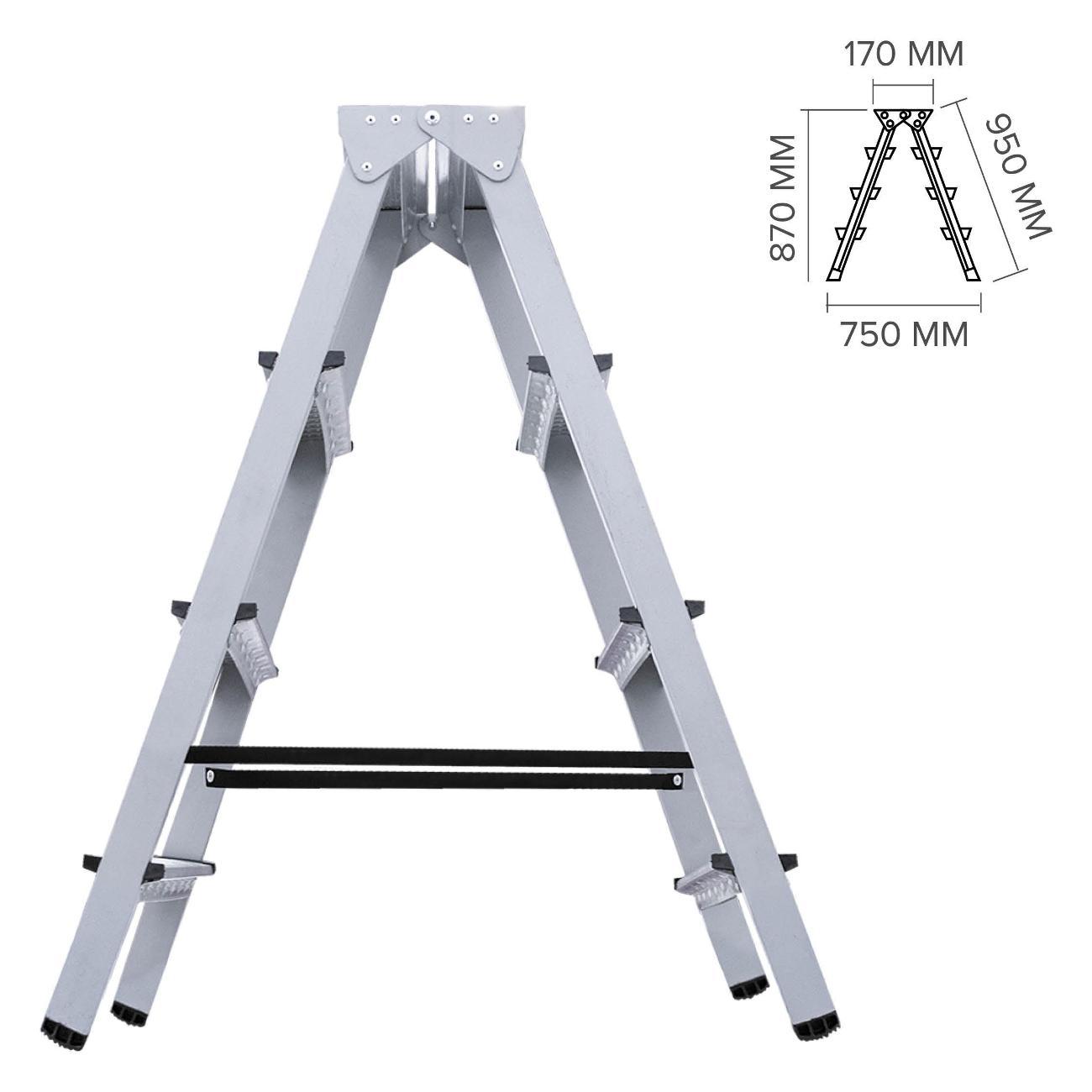 Стремянка Новая Высота 1160204
