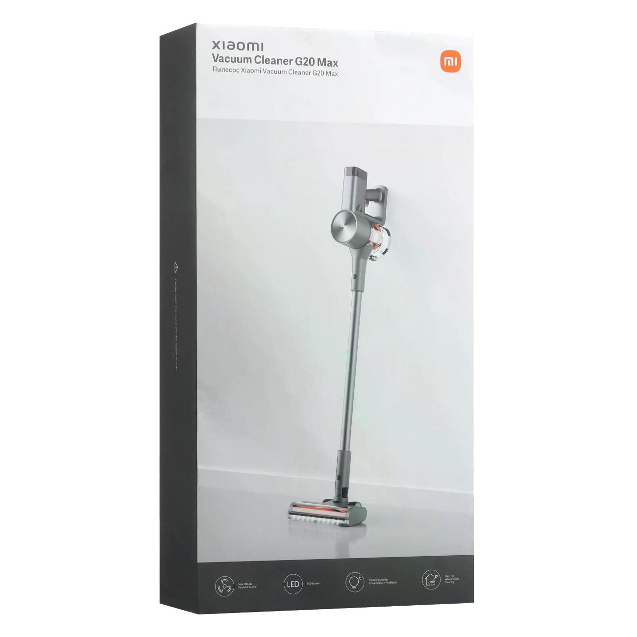 Пылесос ручной (handstick) Xiaomi Vacuum Cleaner G20 Max EU, черный/серый