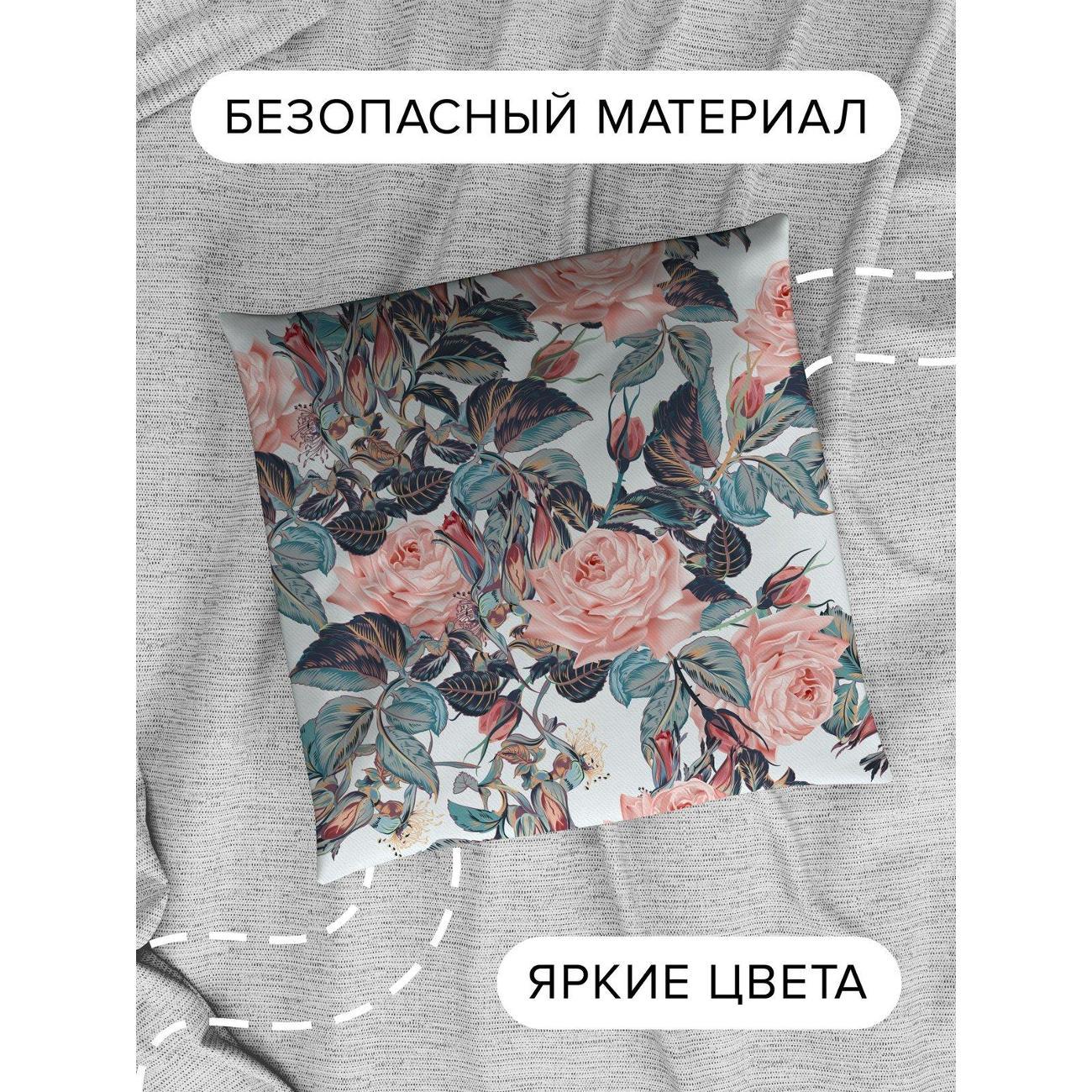 Подушка PrintyFull Розовые розы FP32895624, 30*30 см