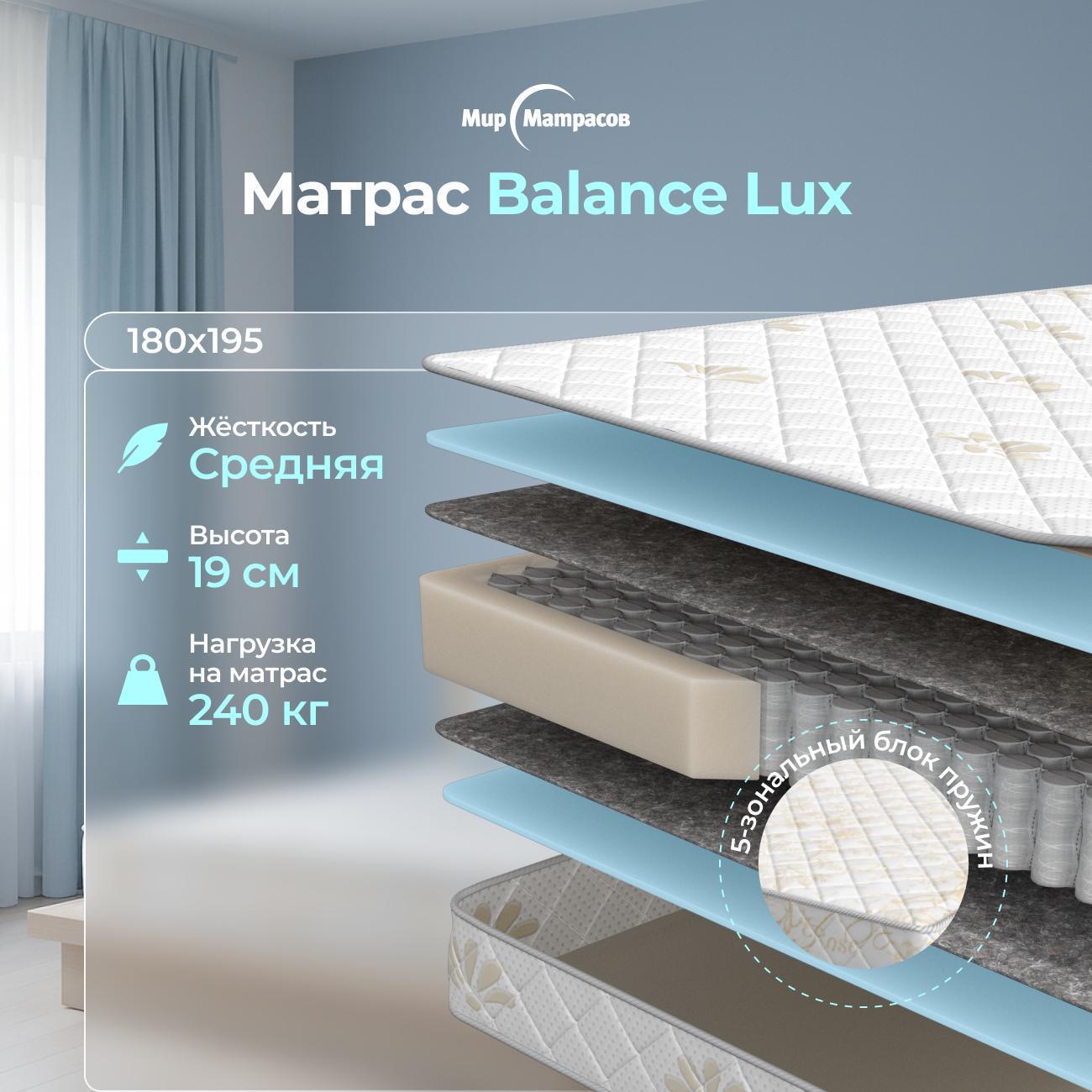 Матрас Мир Матрасов Balance Lux 180х195