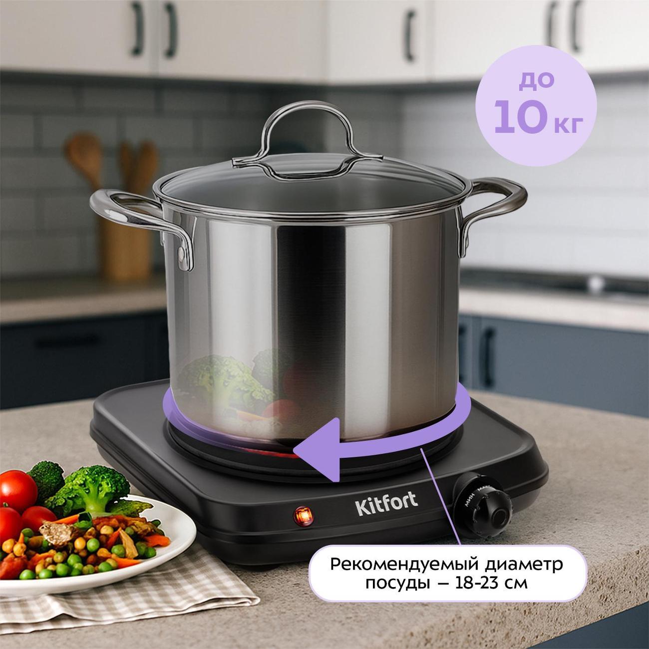 Плита настольная электрическая Kitfort КТ-5422