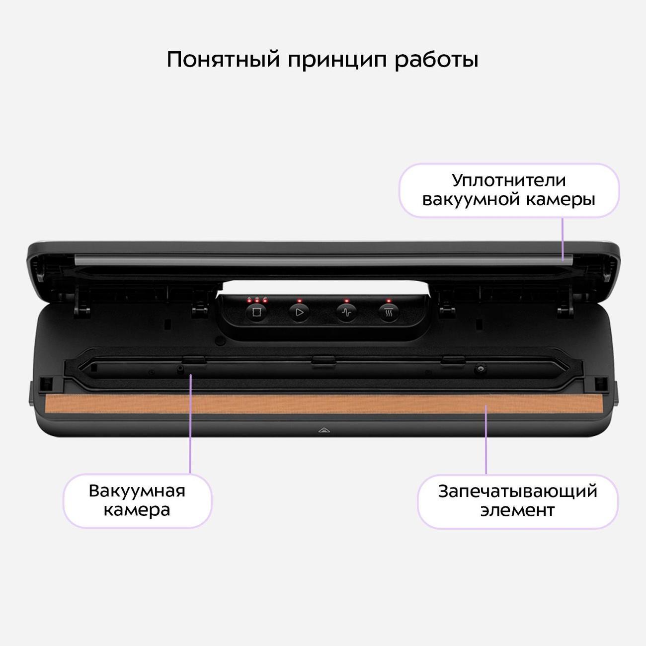 Вакуумный упаковщик Kitfort КТ-1551