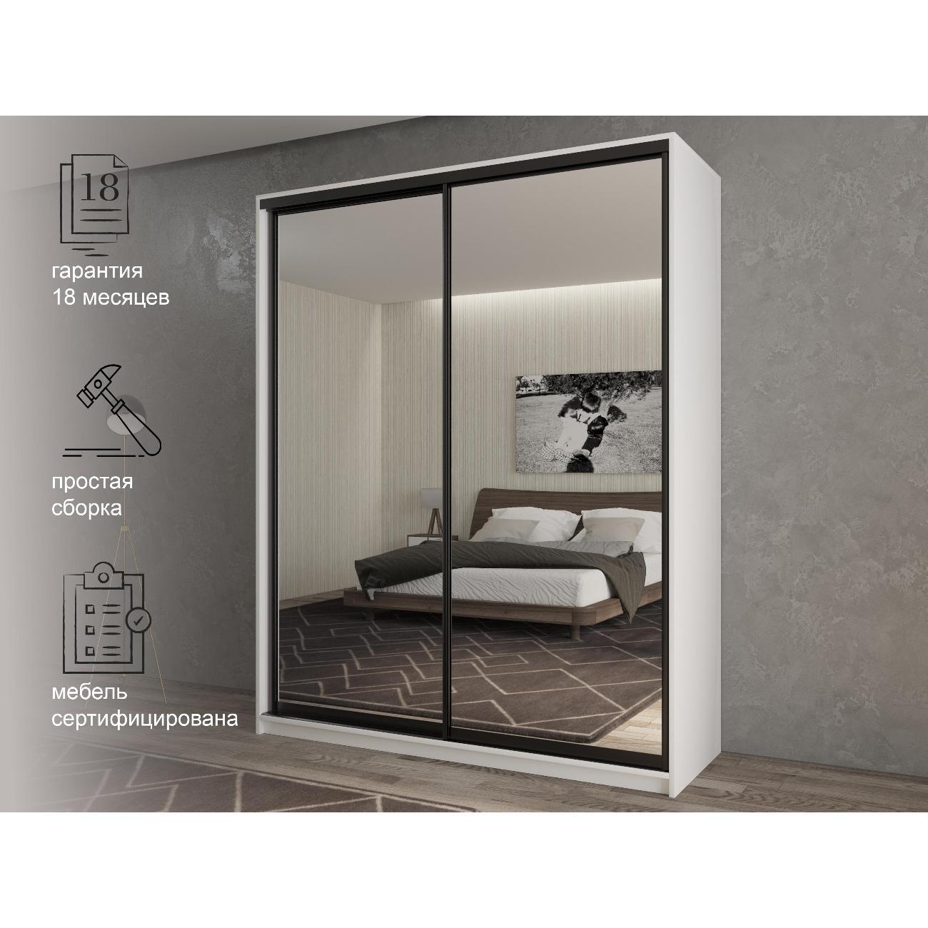 Шкаф-купе White&Black #1-16-45-35-16