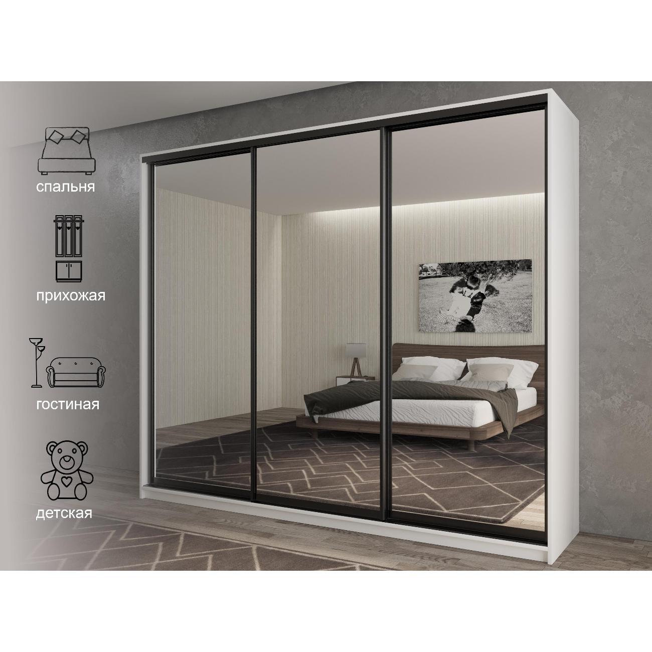 Шкаф-купе White&Black #1-24-45-35-16