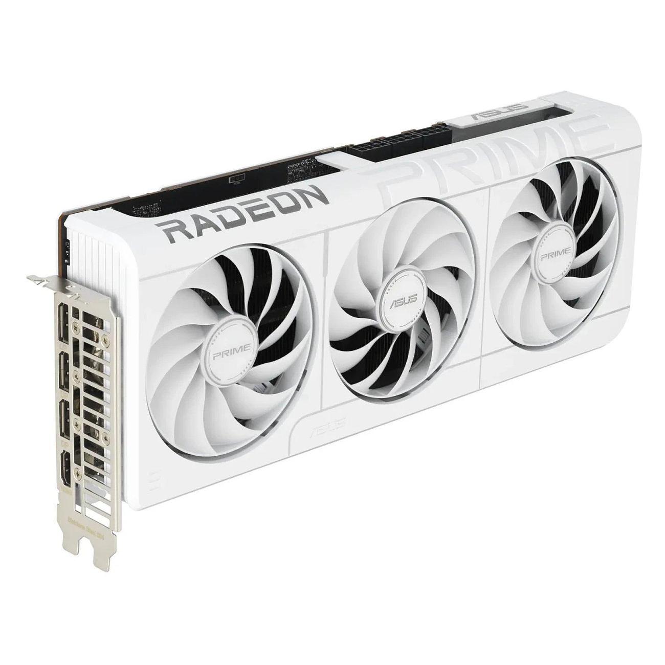 Видеокарта ASUS RX 9070 XT PRIME WHITE OC 16GB