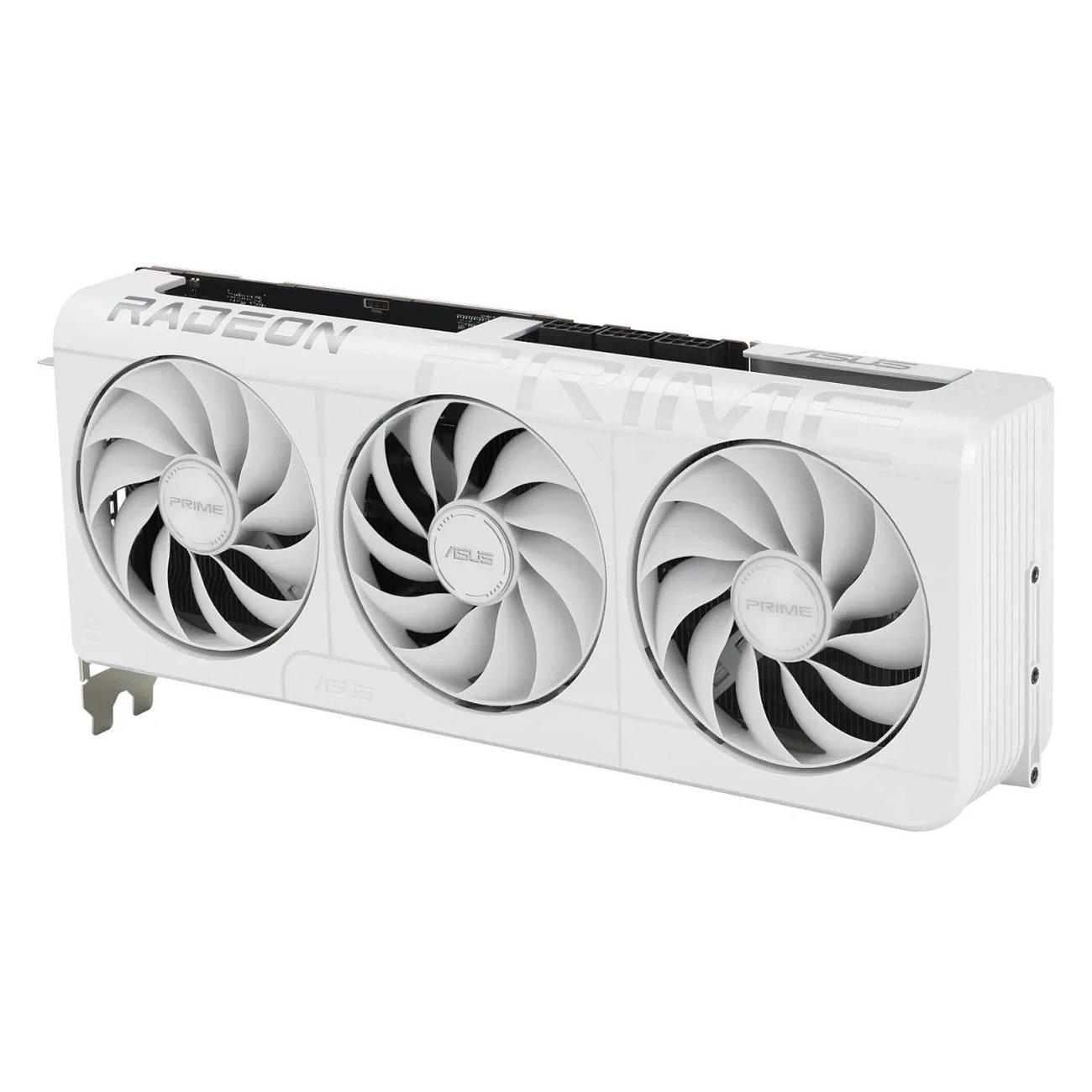 Видеокарта ASUS RX 9070 XT PRIME WHITE OC 16GB