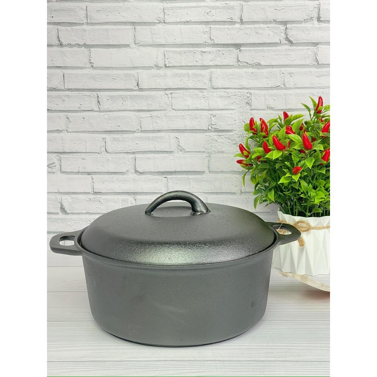 Казан для плиты Мерали чугунный литой, 3 л