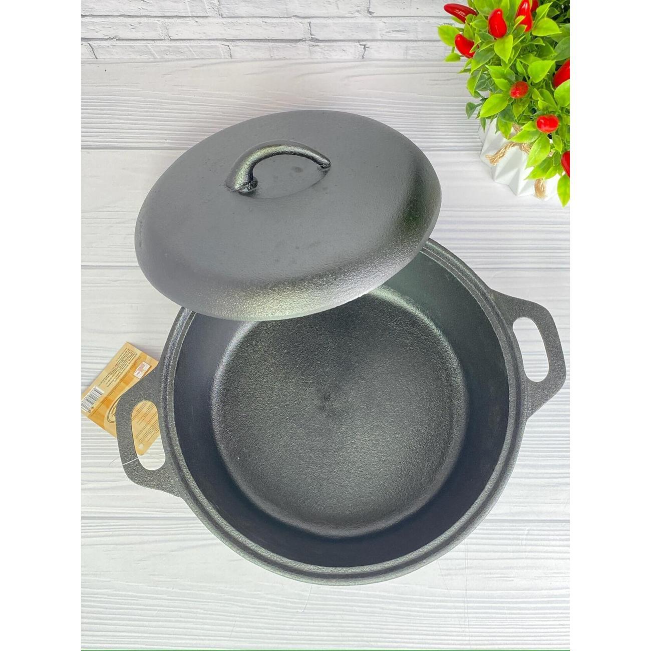 Казан для плиты Мерали чугунный литой, 3 л