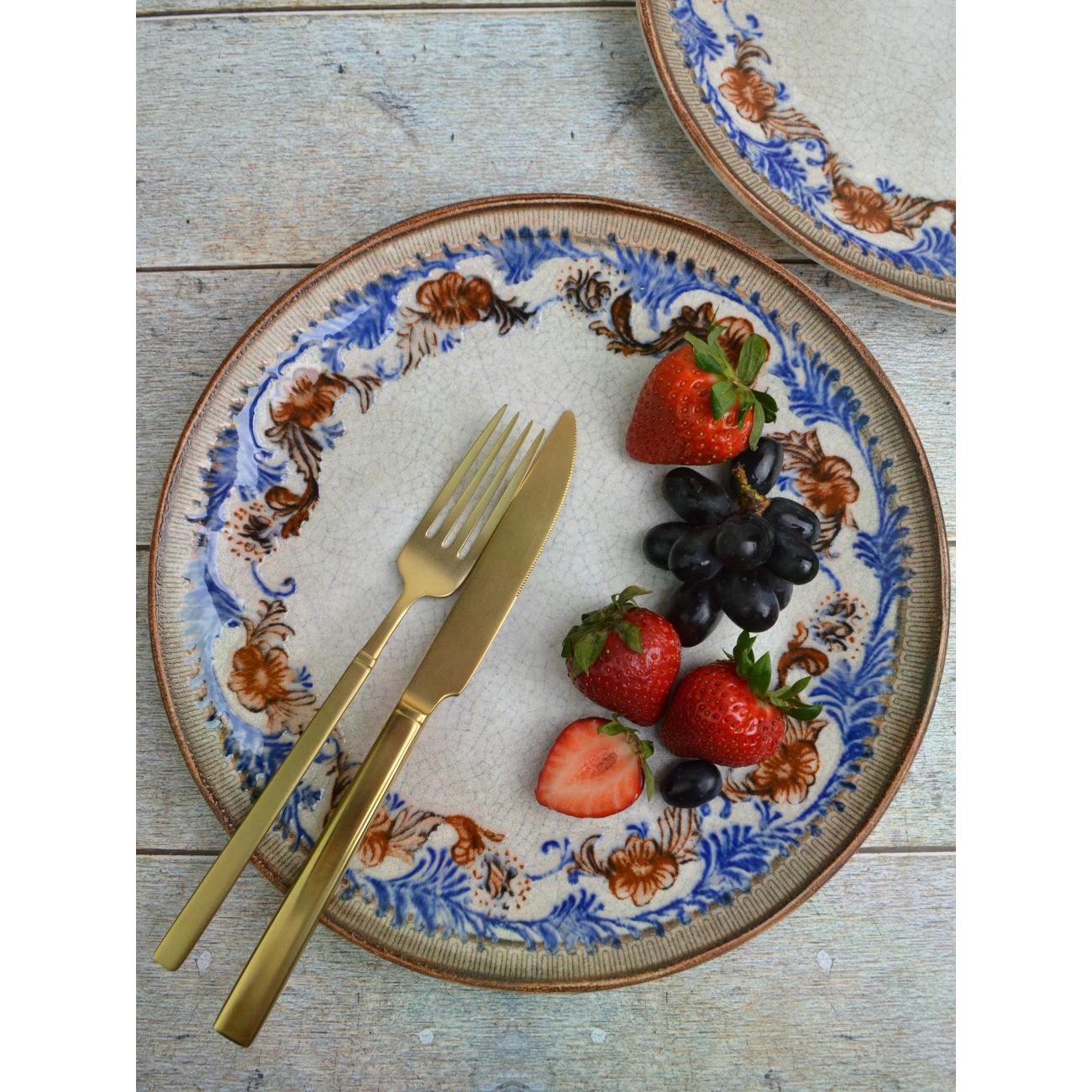 Тарелка BONNA Retro Floral 25 см, 2 шт.