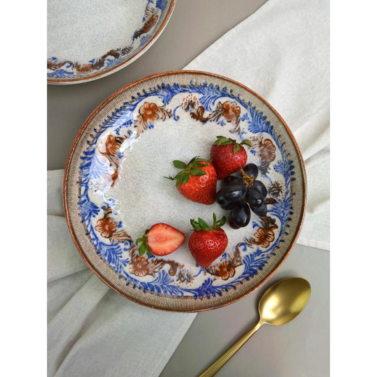 Тарелка BONNA Retro Floral 23 см, 2 шт.