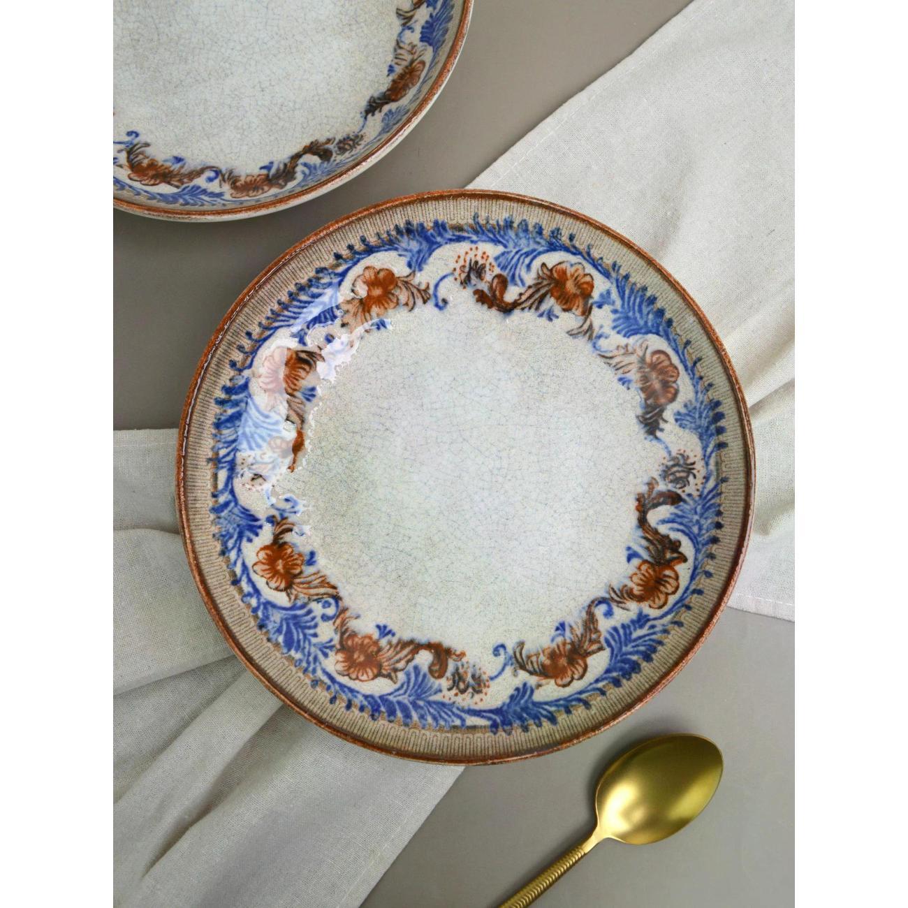 Тарелка BONNA Retro Floral 23 см, 2 шт.