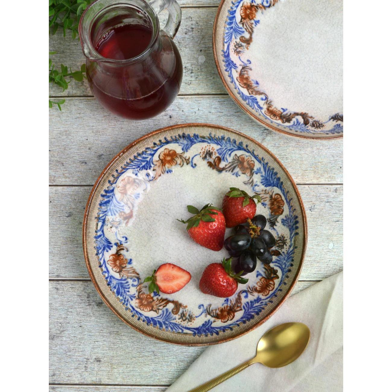 Тарелка BONNA Retro Floral 23 см, 2 шт.