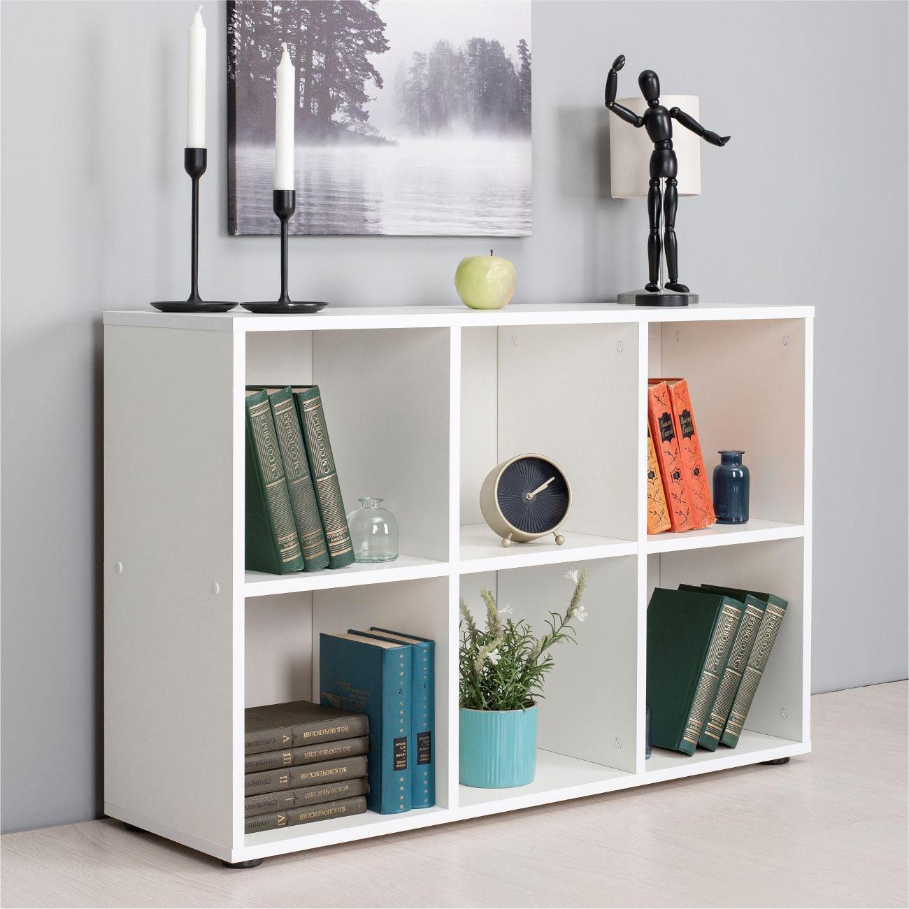 Стеллаж детский Logium Винтер 13.150, Белый шагрень