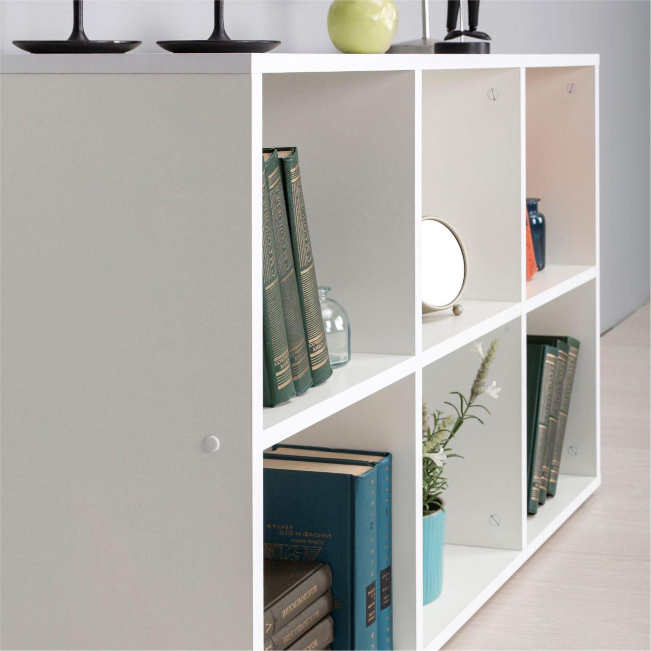 Стеллаж детский Logium Винтер 13.150, Белый шагрень