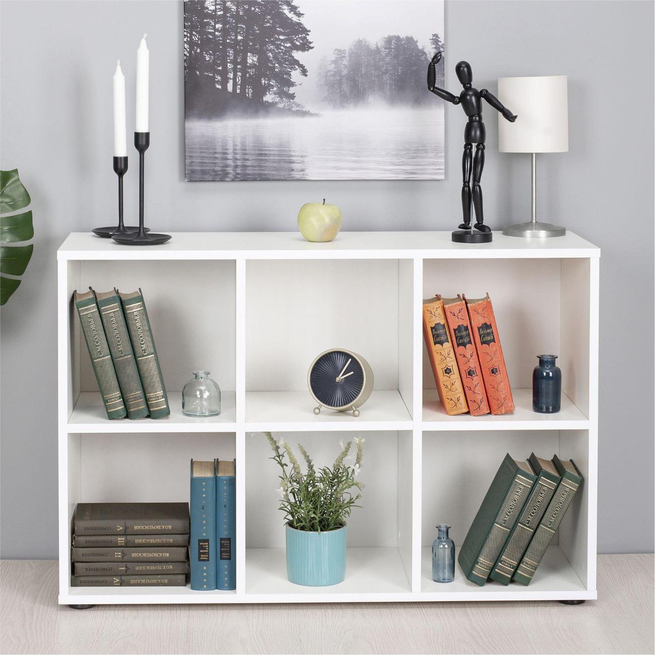 Стеллаж детский Logium Винтер 13.150, Белый шагрень