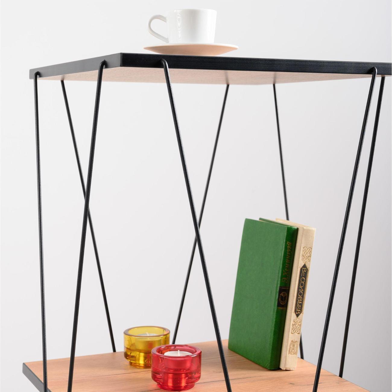 Стол журнальный Logium Регги 12.211, дуб золотой craft