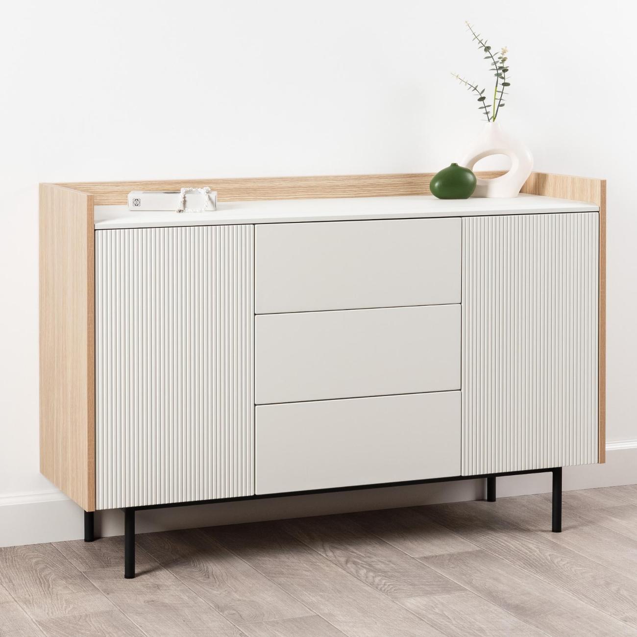 Комод Logium Наоми 16.243.05 Плэйн, белая шагрень