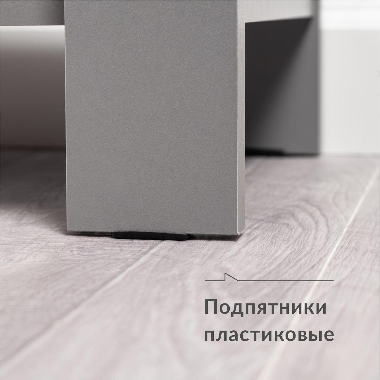 Консоль мебельная Logium Марсель 12.101.01, Серый Шифер, Дуб Золотой CRAFT