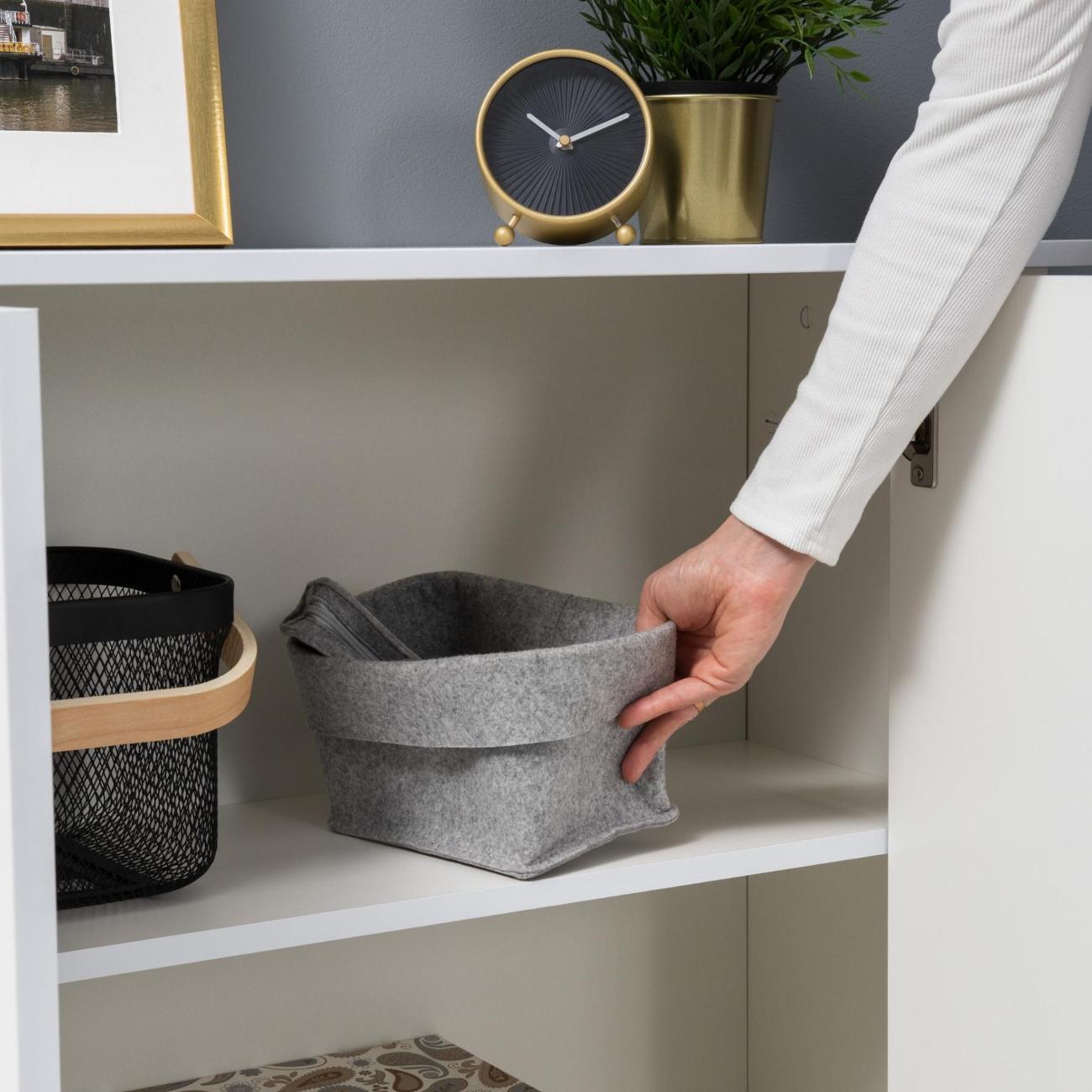 Комод Logium Марсель 13.320.03, Белый шагрень