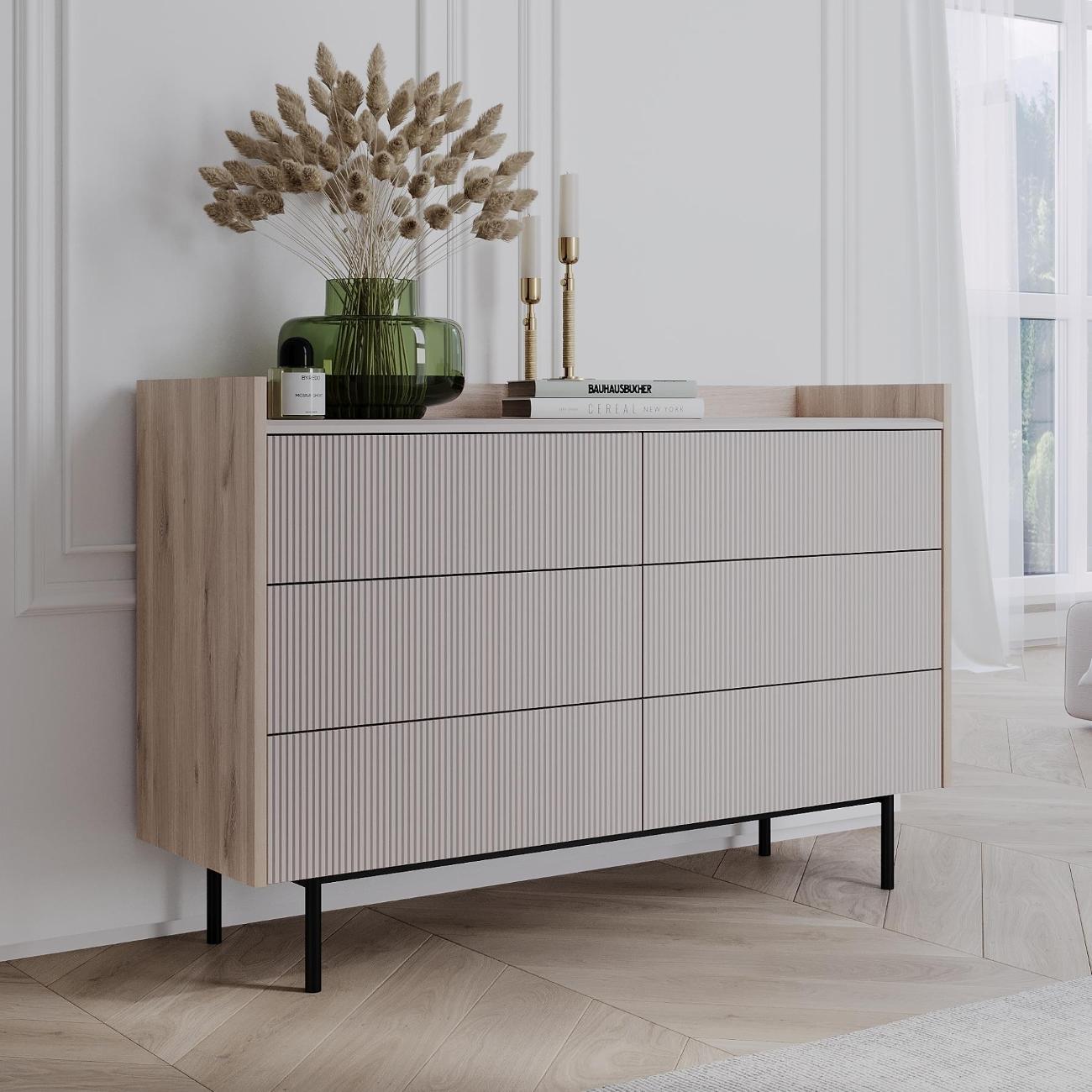 Комод Logium Наоми 16.243.06 Дуб Белый excl., Моно керамика