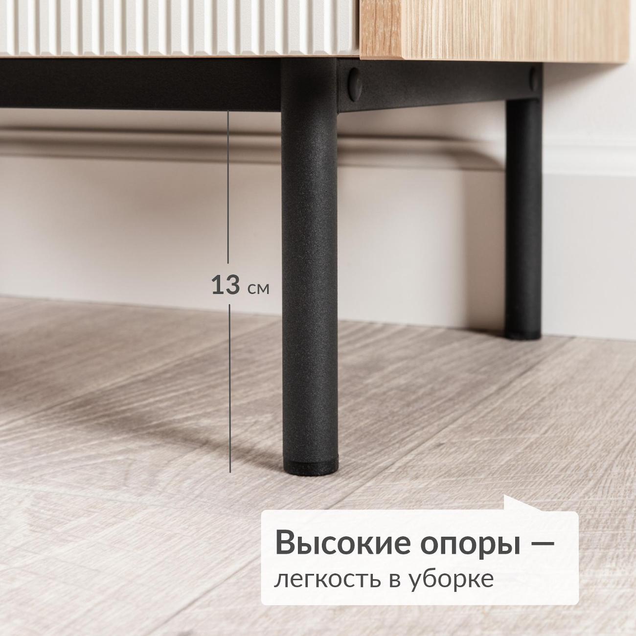 Комод Logium Наоми 16.243.06 Плэйн, белая шагрень