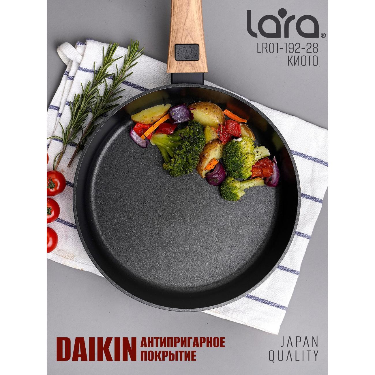 Сковорода Lara КИОТО 28х5,6 см