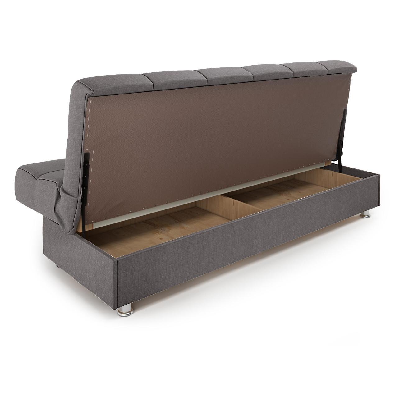 Диван Шарм-Дизайн книжка Гамма БП раскладной рогожка латте