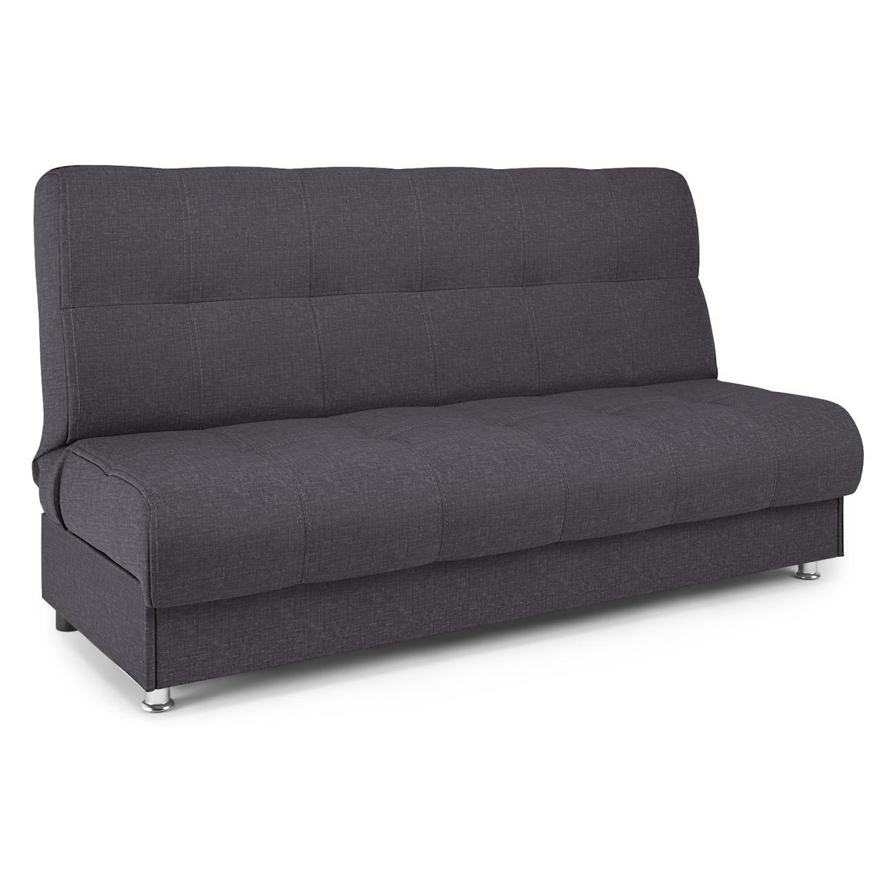 Диван Шарм-Дизайн книжка Гамма БП раскладной рогожка серый