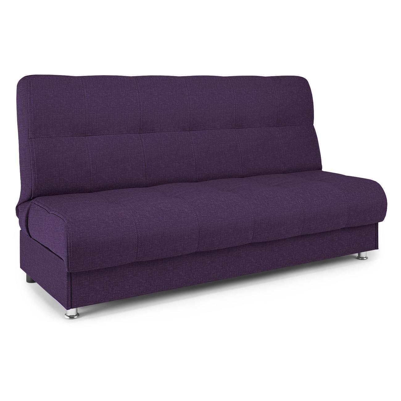 Диван Шарм-Дизайн книжка Гамма БП раскладной рогожка фиолетовый