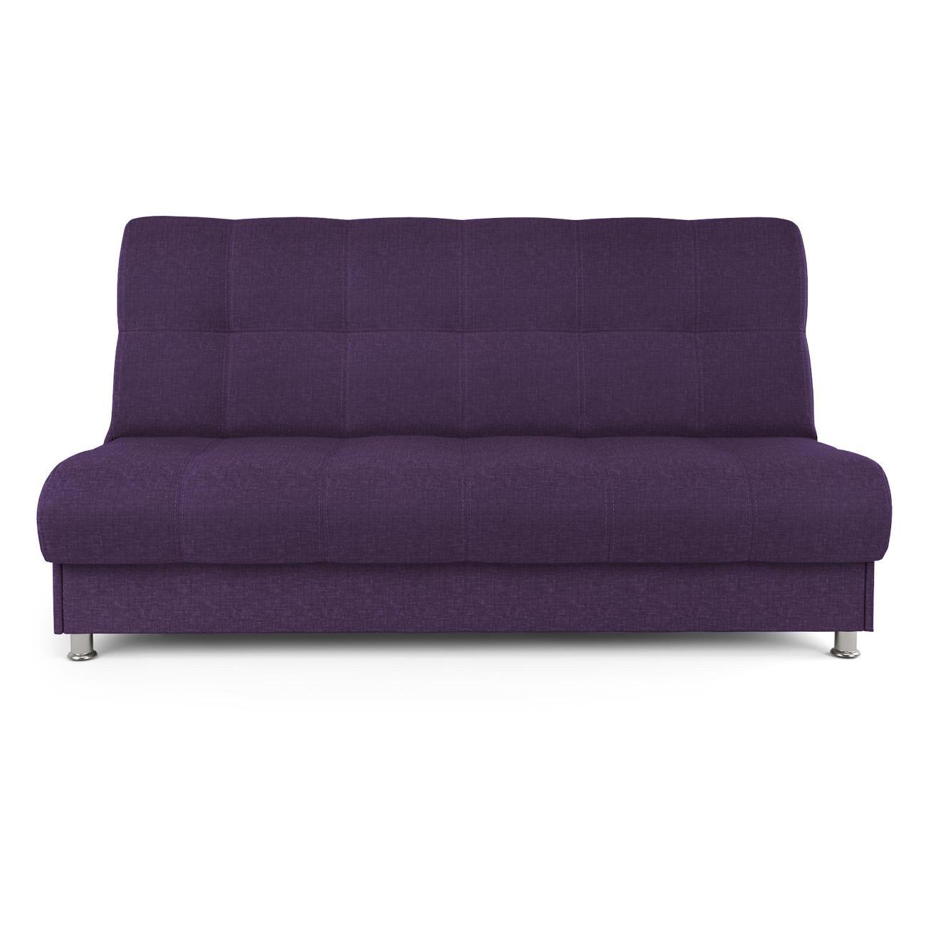 Диван Шарм-Дизайн книжка Гамма БП раскладной рогожка фиолетовый