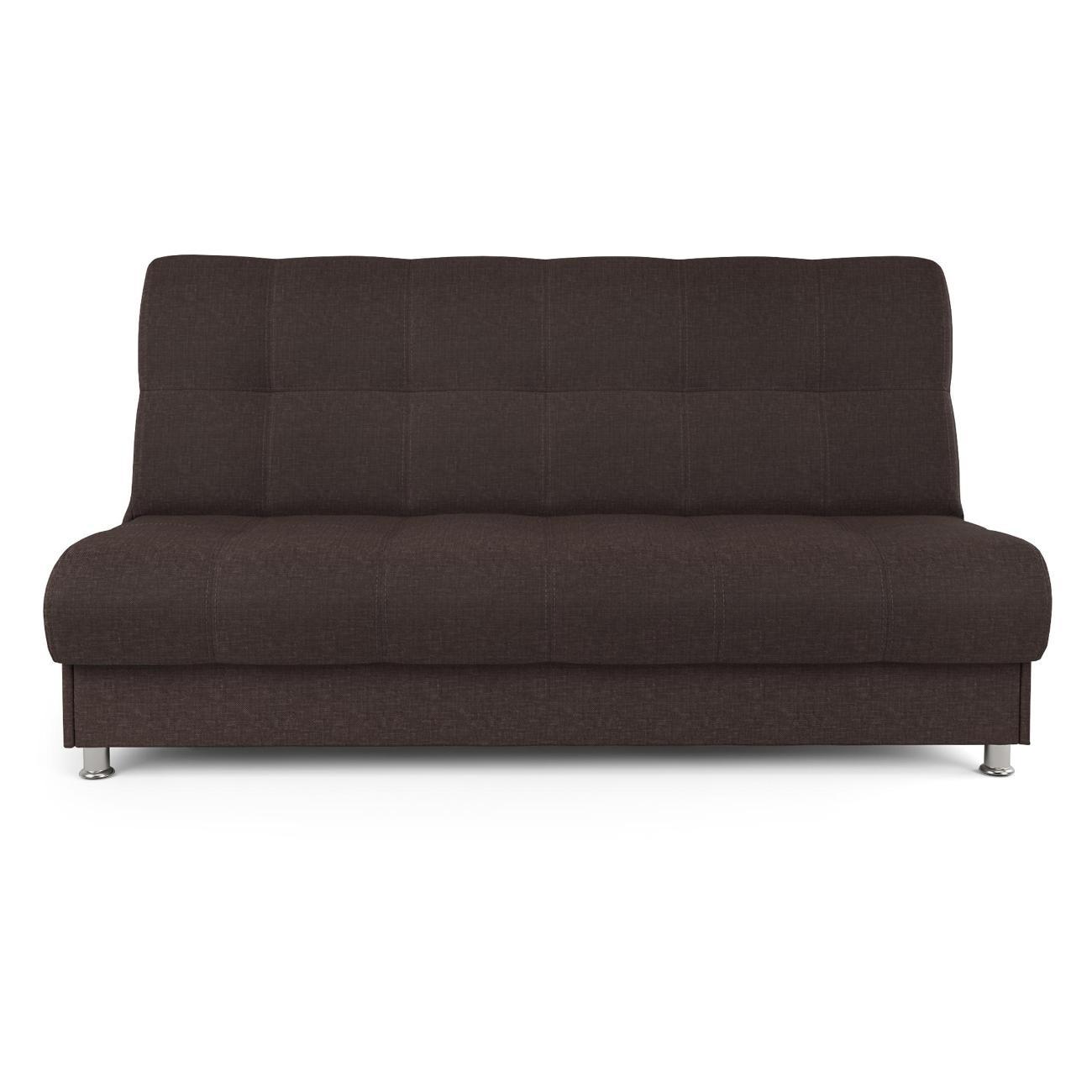 Диван Шарм-Дизайн книжка Гамма БП раскладной рогожка шоколад