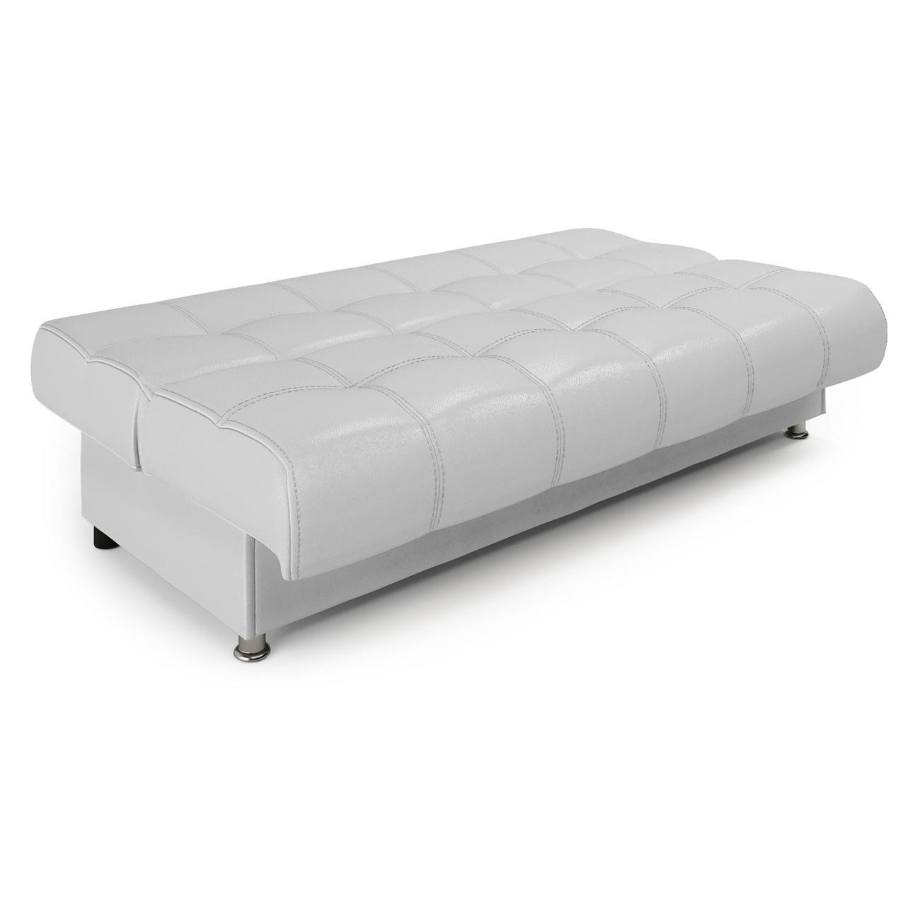 Диван Шарм-Дизайн книжка Гамма БП раскладной экокожа белый